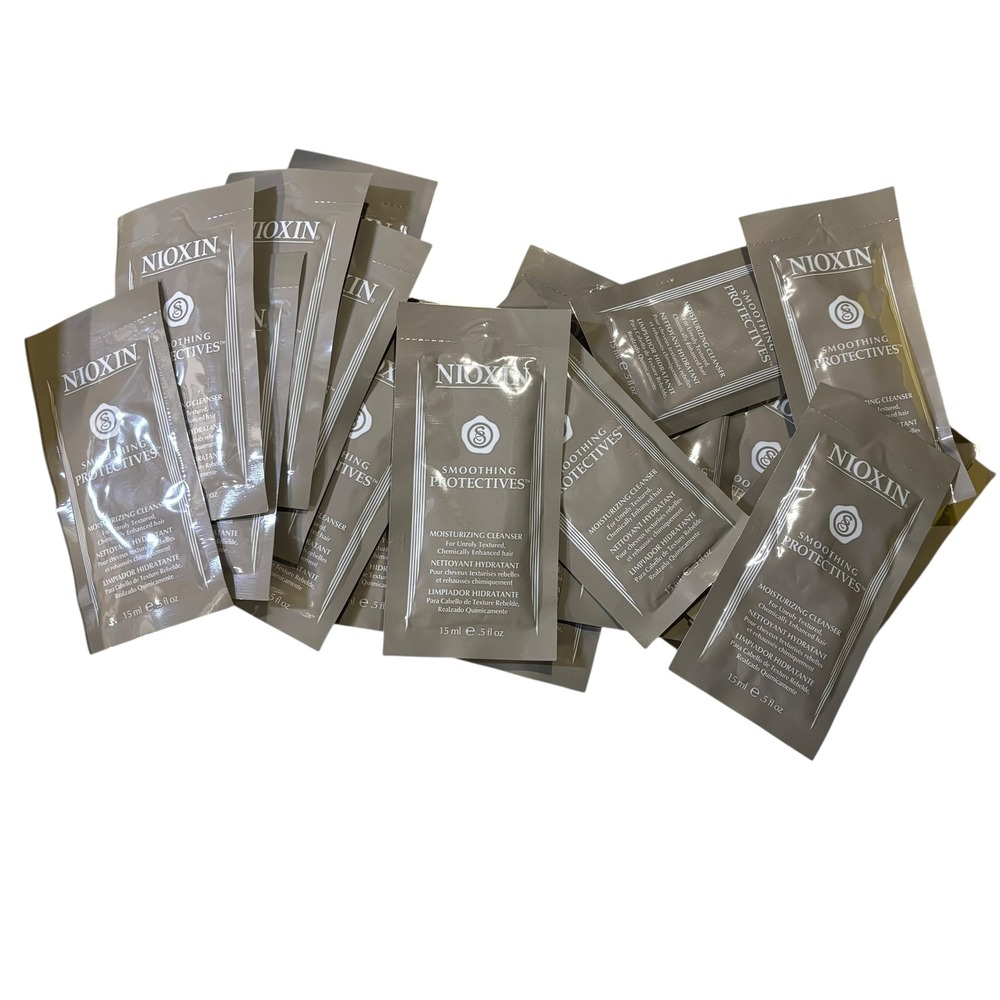 20 Nioxin‎ Smoothing Protectives Moisturizing Cleanser Hair Shampoo Packets New